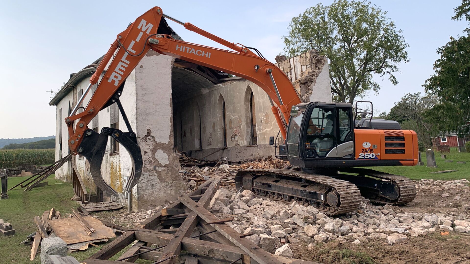 Church in Union Township demolished